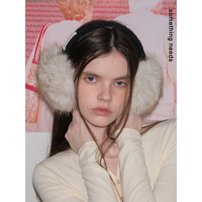 冬季时髦辣妹保暖防寒耳罩