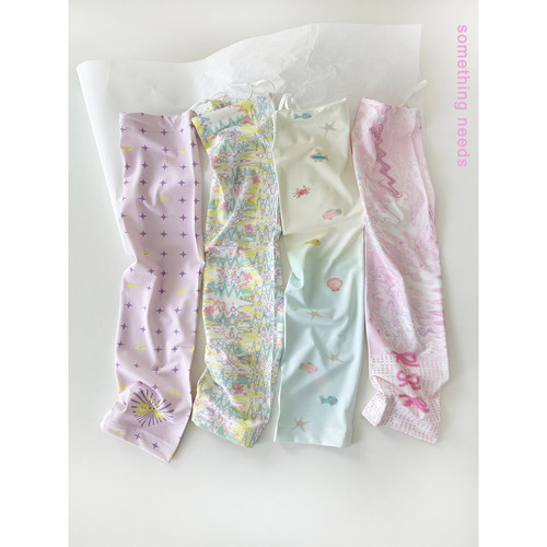 冰爽遮阳！原创卡通手绘冰袖女