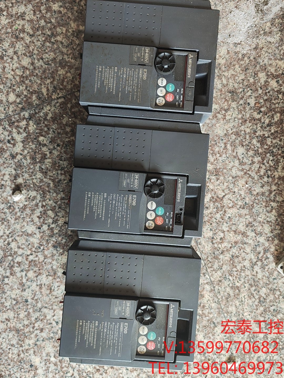 FR-E740-3. 7K-CHT拆机三菱变频器成色一般，如电子元