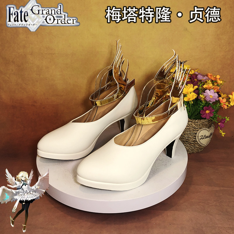 FateGrand Order 梅塔特隆・贞德cosplay鞋女萝莉漫展演出浅口单鞋