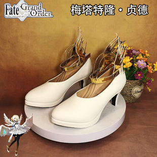 FateGrand Order 梅塔特隆・贞德cosplay鞋女萝莉漫展演出浅口单鞋