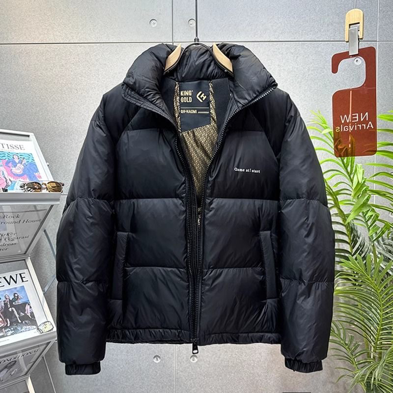 立领羽绒服男士冬季休闲短款工装外套青年男秋冬防寒保暖冬装上衣