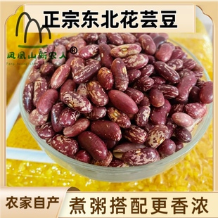 25年东北紫花芸豆 农家自种 大碴粥 豆馅饭豆杂粮软糯新货