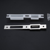 碰珠锁体导向片木门专用锁片门锁扣片装 饰条压边条滚珠锁体门框片