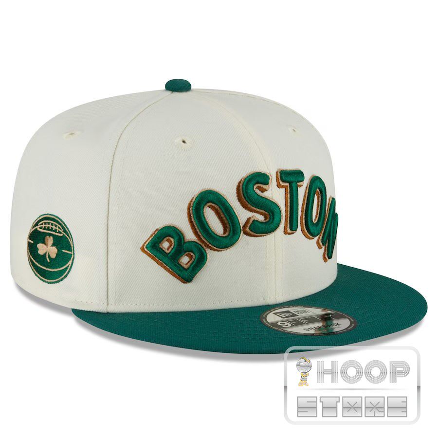 new era 波士顿凯尔特人 城市版 运动帽 棒球帽 23-24赛季