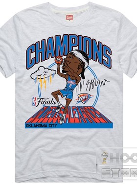 Homage 俄克拉荷马雷霆 冠军 亚历山大 T恤 卡通 Core Ultra