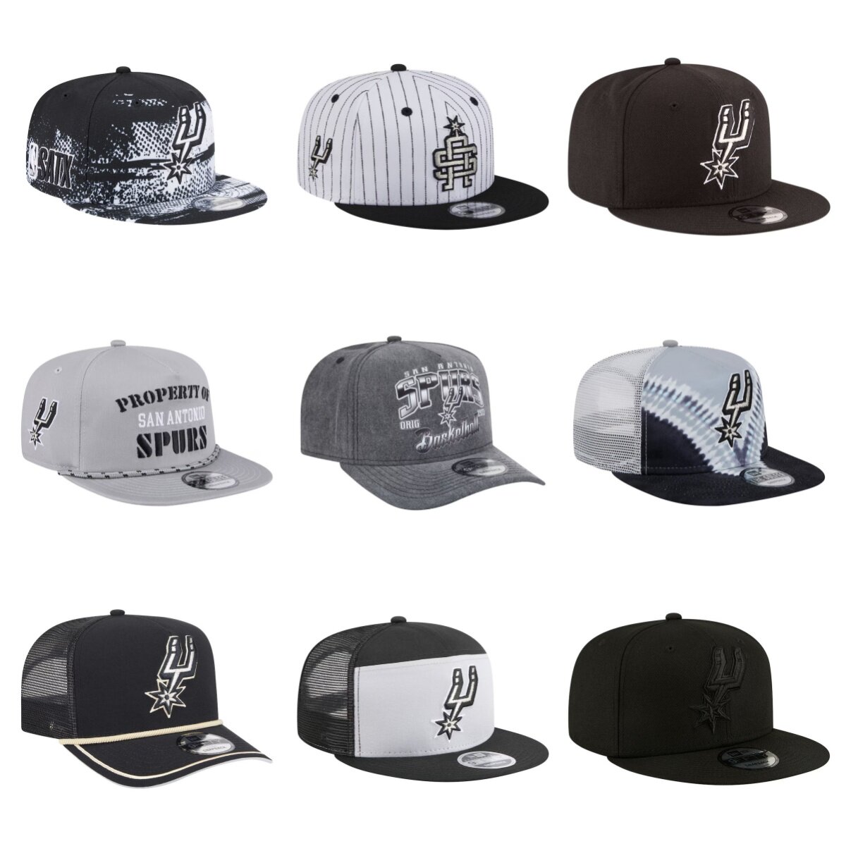 New Era 纽亦华 圣安东尼奥马刺 城市版 运动帽 棒球帽 可调节款