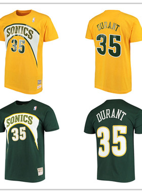 杜兰特T恤mitchell&ness