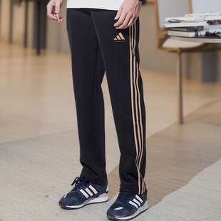 Adidas阿迪达斯2025新款秋季直筒裤男生运动休闲裤子TR30PT-BG-BW