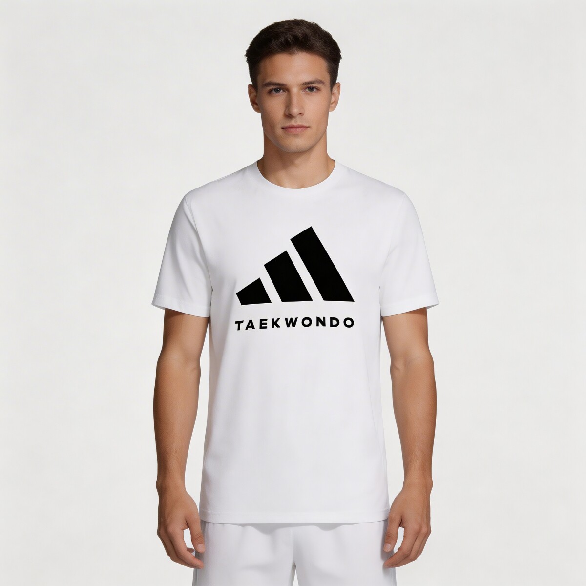 adidas阿迪达斯新款白黑夏男女休闲运动t恤衫短袖adiCLTS24TK-WB