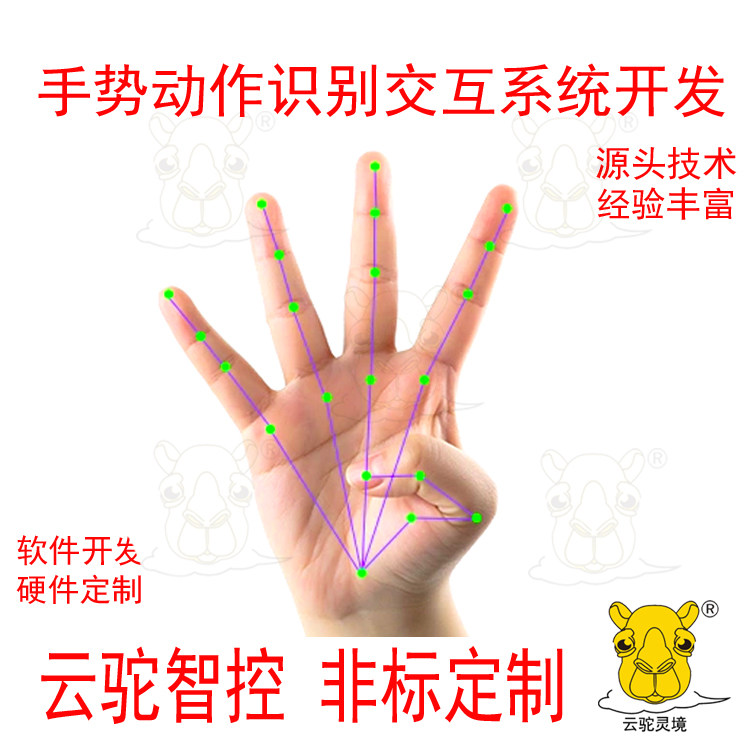 手机动作识别leapmotion视觉识别交互控制软件定制loem展项开发