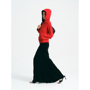 Wild 野裁「湖中人鱼」羊毛混纺垂坠鱼尾裙长裙 Trims