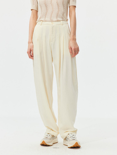 天丝垂坠打褶度假风休闲裤 Wild 「自在闲人2.0」 野裁 Trims