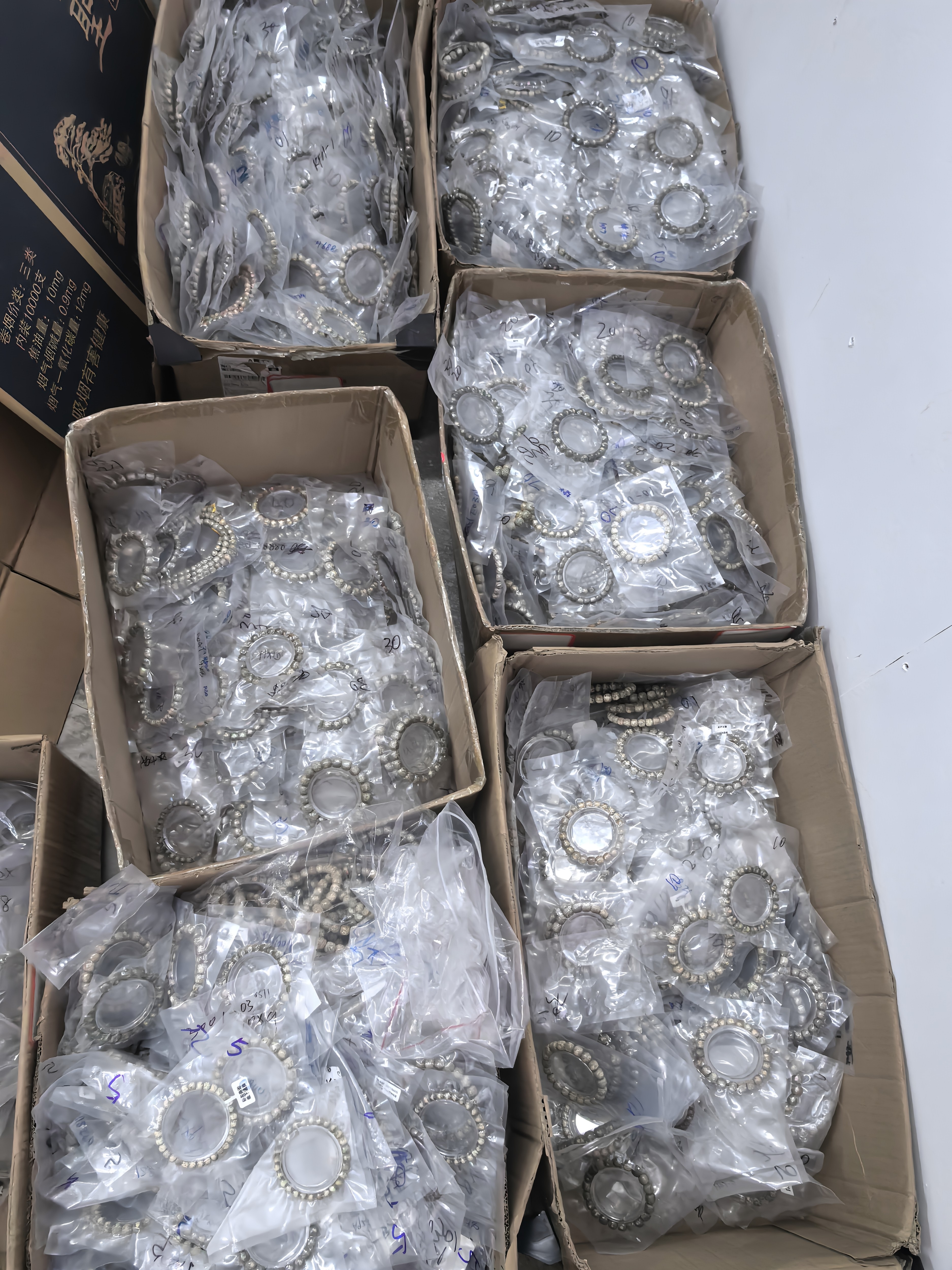 星月菩提手串手链石玉料C货通货工厂直销大小尺寸奶奶灰绿幽灵帝
