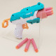 男孩礼物玩具游戏3连发软弹玩具枪左轮玩具枪海绵吸盘软弹玩具枪