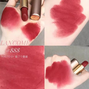 兰蔻菁纯全新柔雾哑光唇膏1.6g 到25.8 粉金小蛮腰888撩人小野莓