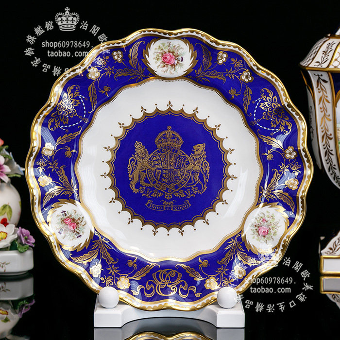 RoyalCrownDerby宮廷骨瓷盘
