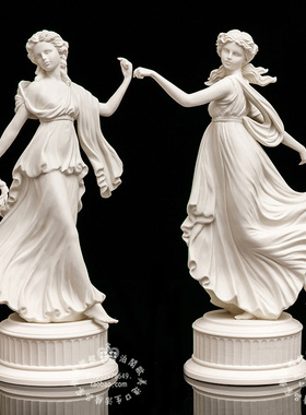 wedgwood英国摆件欧式风陶瓷娃娃