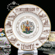 限量2000英国Wedgwood 1977女王皇室雅致童话古堡骨瓷盘 Coalport