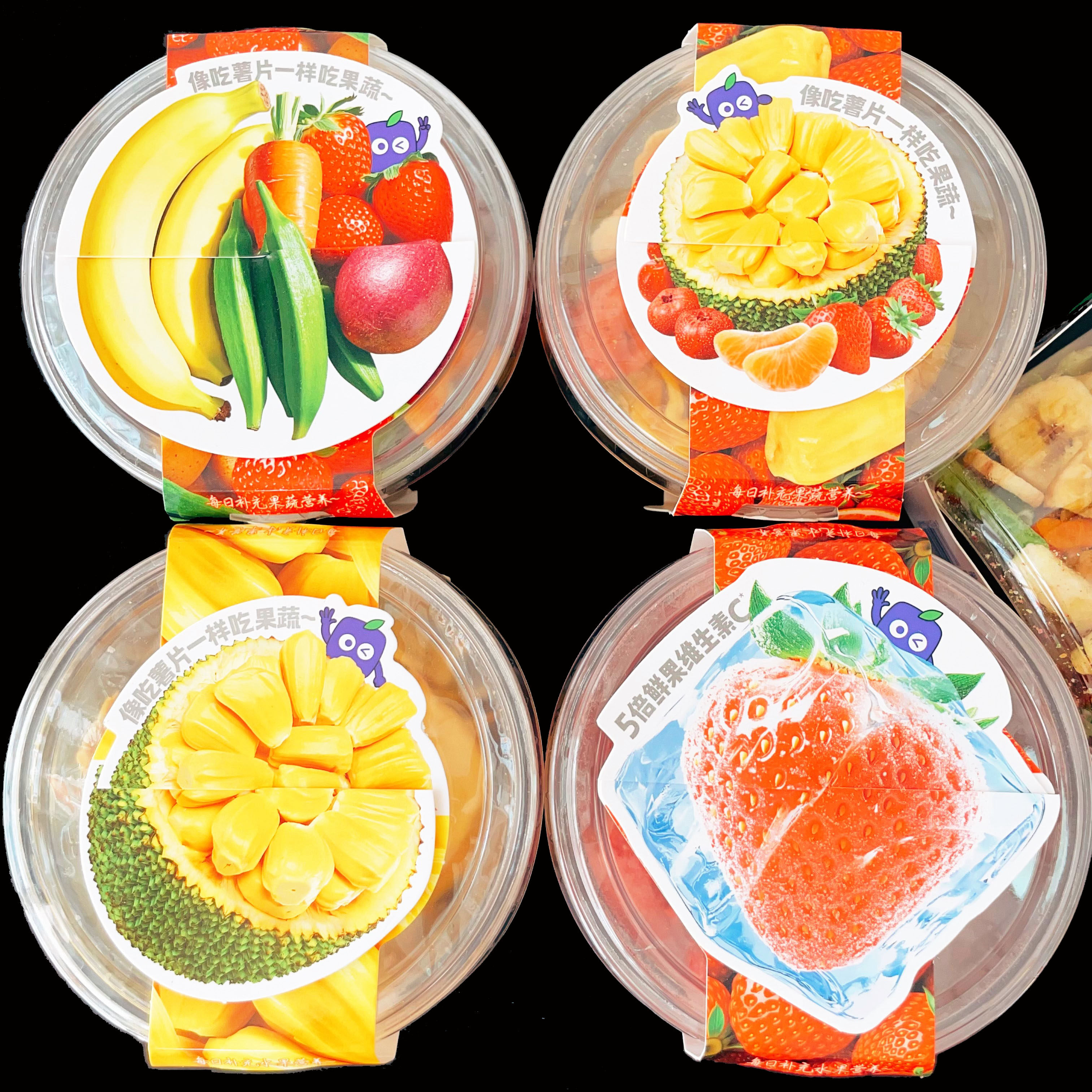 妙果鲜锋冻干草莓综合果蔬水果综合罐装办公室下午茶休闲零食