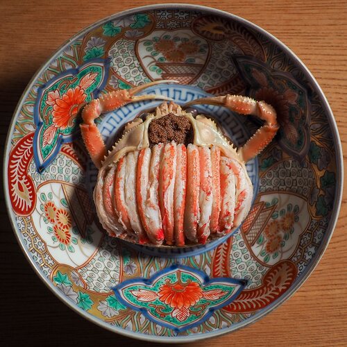 鲜活香箱蟹籽蟹omakase同款食材