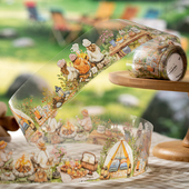 露营计划系列pet胶带露营造景主题装 饰手帐素材打底拼贴手机壳贴