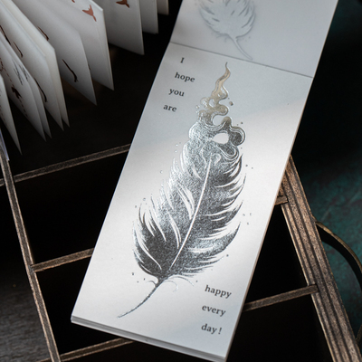 星月寄语系列双材质烫金便签本