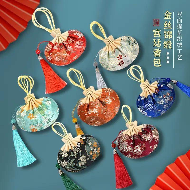 香包国风香囊汉服宫廷配饰长绳流苏挂脖古风车载挂件空袋锦囊,居家日用,香包/香囊,淘宝优惠券,粉丝福利购,淘宝优惠卷