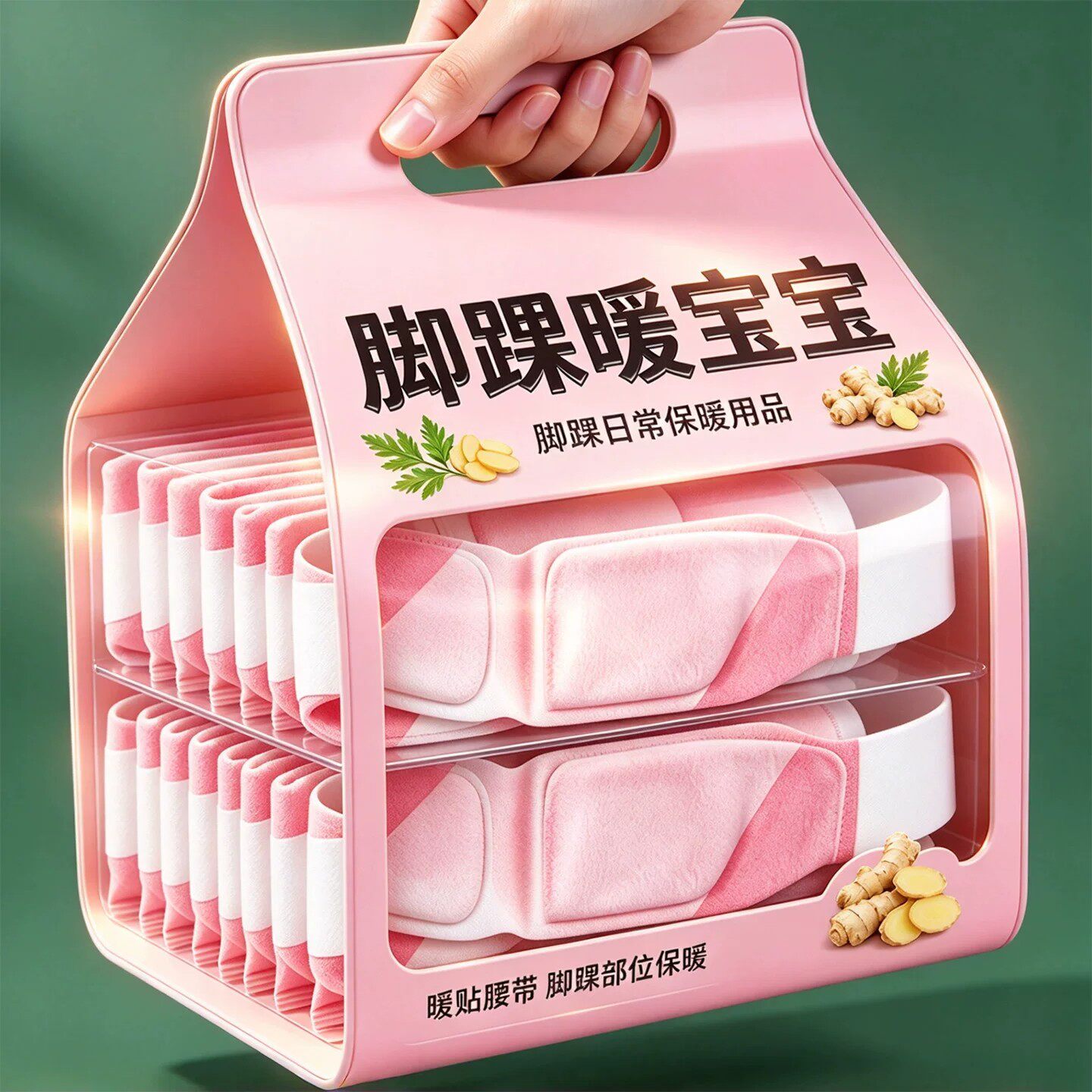 三阴交热敷贴蕲艾蒸汽脚踝保暖艾灸脚贴脚踝热敷贴吴茱萸足贴穴位