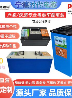 理驰外卖专用电动车60V72V锂电池