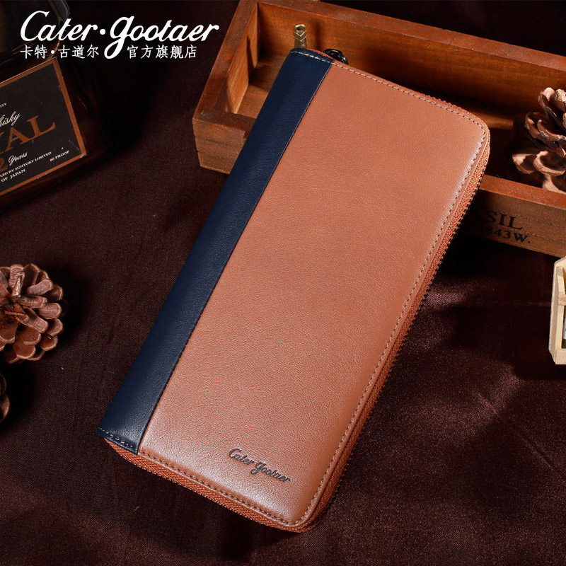 真皮錢包新款頭層牛皮商務皮夾韓版長款拉鏈票夾時尚潮男wallet在類目 箱包皮具/熱銷女包/男包, 錢包中 - 來自Buy2taobao.com提供專業的淘寶代購服務