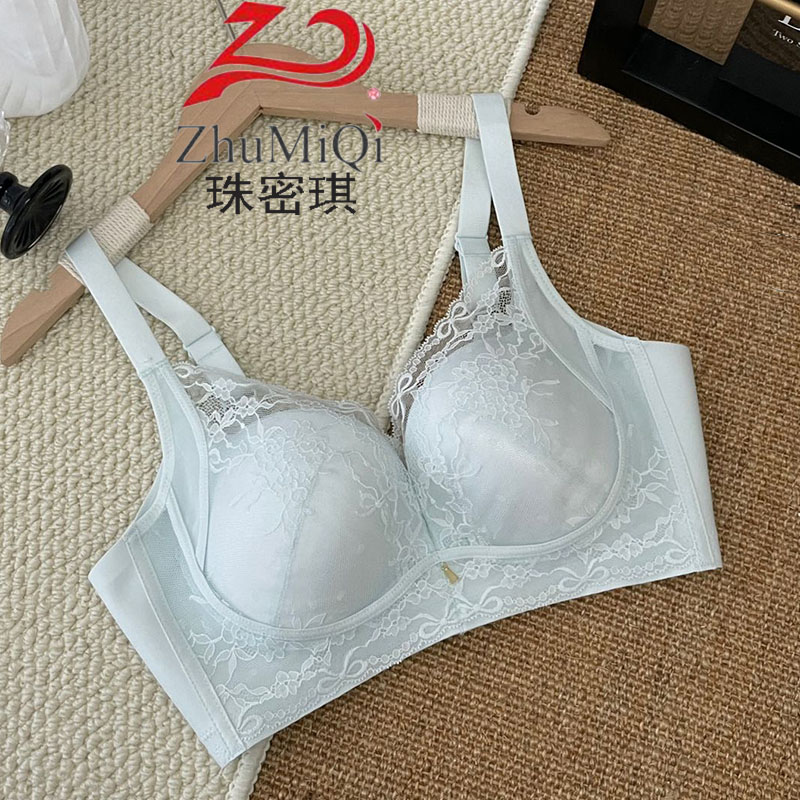 珠密琪6314无钢圈三排扣薄款C杯无痕舒适有型收副乳聚拢文胸内衣