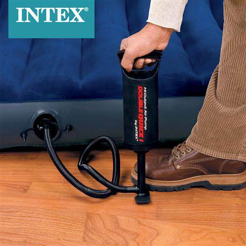 INTEX 打气筒气球充气筒家用便携床垫橡皮艇充气泵泳池手拉泵