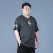 纯棉上衣加肥加大胖子男装 胖子T恤男短袖 宽松男士 夏季 潮 2026新款