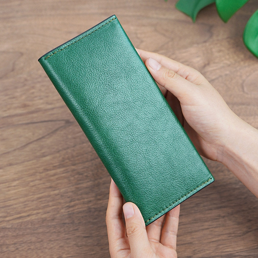 牧石MOOSHI手工皮具定制进口真皮女长款钱夹超薄简约男士素人钱包,箱包皮具/热销女包/男包,钱包,淘宝优惠券,粉丝福利购,淘宝优惠卷