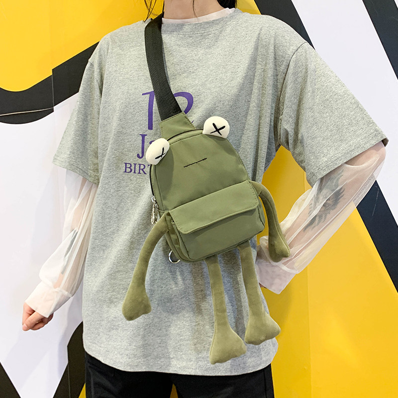休闲儿童小学生可爱青蛙胸包单肩包,箱包皮具/热销女包/男包,胸包,淘宝优惠券,粉丝福利购,淘宝优惠卷