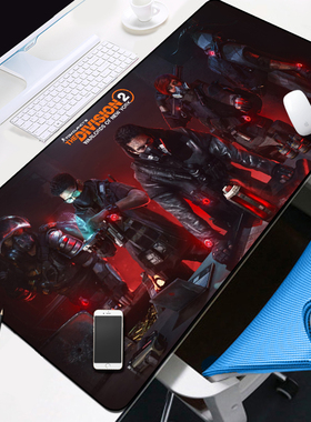 全境封锁2鼠标垫超大Tomclancy's the division超长笔记本电脑垫