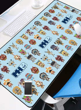 Monster Hunter World怪物猎人世界鼠标垫冰原MHW动作游戏键盘垫