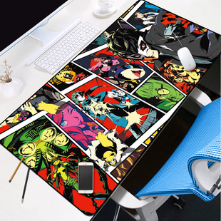 Persona女神异闻录5鼠标垫P5R都市怪盗周边笔记本加厚键盘滑鼠垫