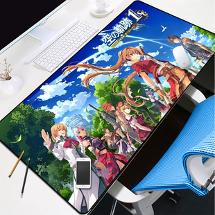 英雄传说6鼠标垫英雄系列Ⅵ空之轨迹艾丝蒂尔约修亚周边键盘桌垫