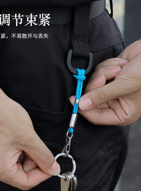 户外防丢钥匙扣多功能防盗手绳