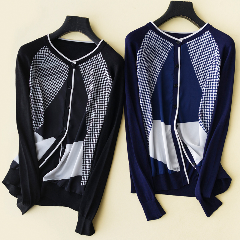 小宽松版型简洁大方单排扣针织衫