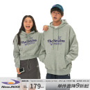 江南先生NewJNXS美式 连帽卫衣男春秋宽松外套 刺绣标语情侣装