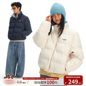 江南先生NewJNXS新年拼接格子立领加厚棉服冬防风袖 面包服外套冬