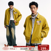 江南先生NewJNXS厚实bomber魔术贴飞行夹克休闲宽松工装 外套男女