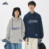 Японская трендовая толстовка с капюшоном для влюбленных, весенняя парная одежда, куртка, с вышивкой, оверсайз