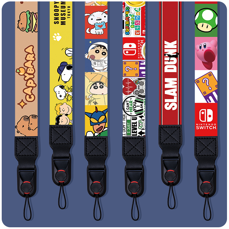 新款相机专用挂绳单反微单背带挂脖挽手肩带快拆扣斜挎卡通可爱布