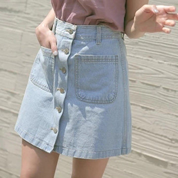 2018春夏季新款高腰牛仔短裙女修身韩版半身裙一步A字裙包臀裙子在类目 女装/女士精品, 半身裙中 - 来自Buy2taobao.com提供专业的淘宝代购服务