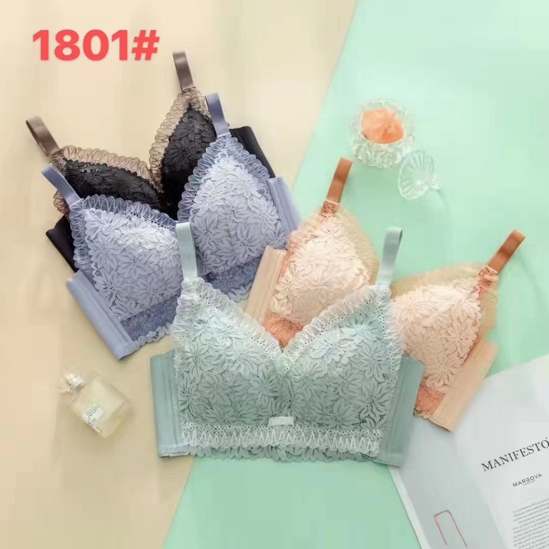 包邮卡尔戴丝超薄无海绵透气CD杯全罩杯聚拢调整型四排扣内衣1801