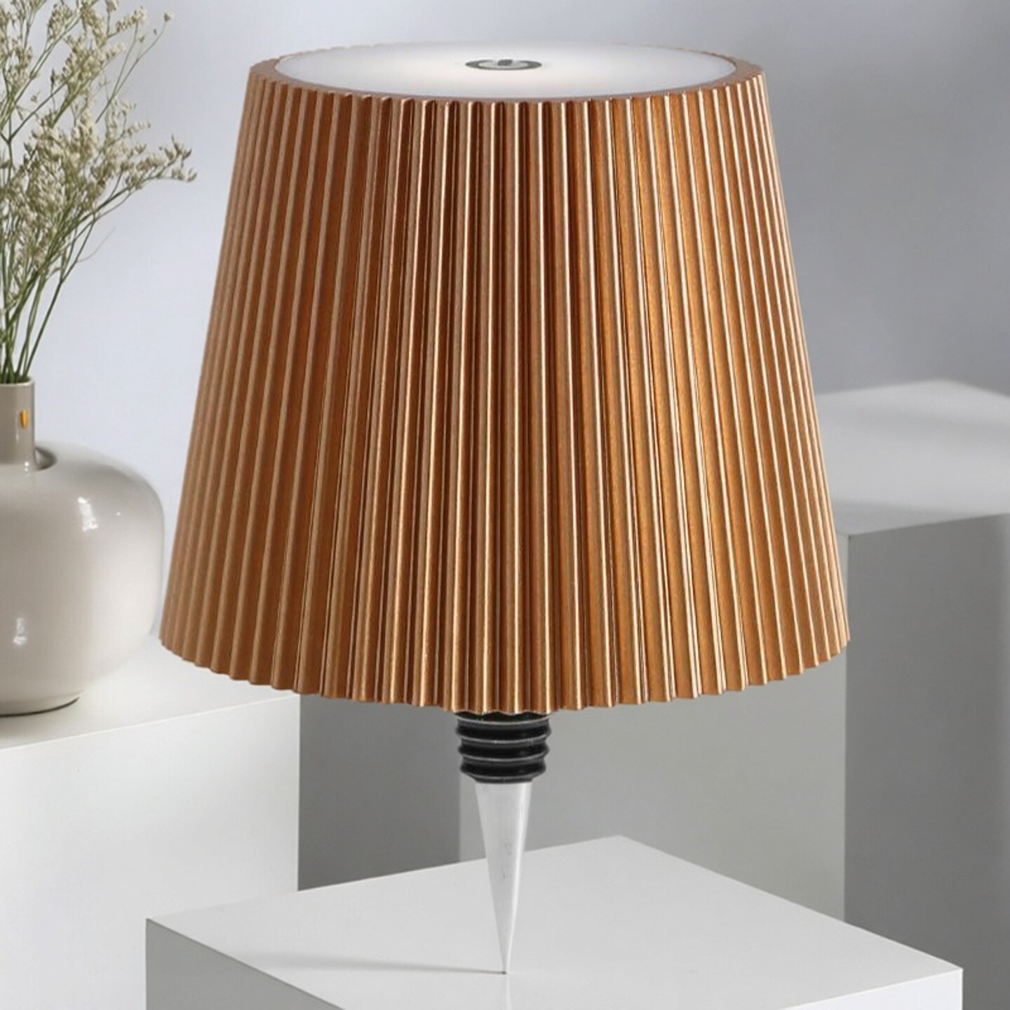 酒瓶酒塞充电台灯酒吧桌面氛围桌灯餐厅创意小夜灯酒头嵌入式台灯